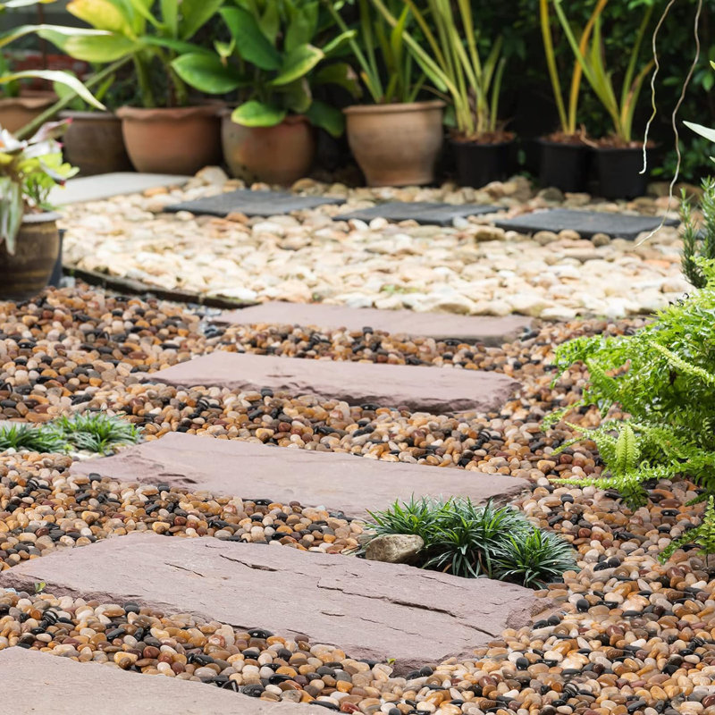 GASPRO 15lb Decorative Rocks for Plants and Garden Landscaping